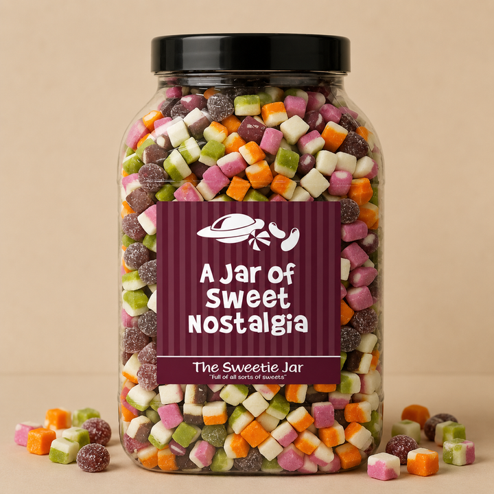 Personalised Dolly Mixtures Sweet Jar