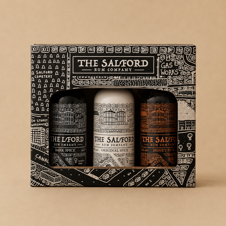 Salford Rum Miniature Gift Set (3 x 5cl)