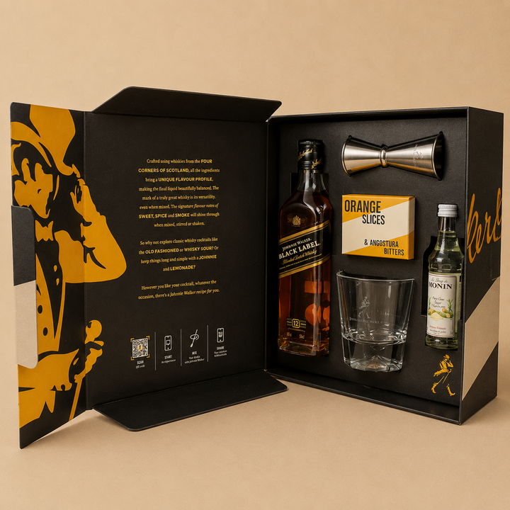 Johnnie Walker Black Label Old Fashioned Gift Set