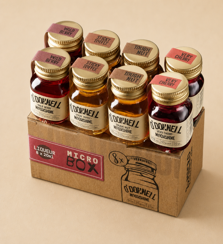 O'Donnell Moonshine Bestsellers Collection Taster Gift Set (8 x 20ml)