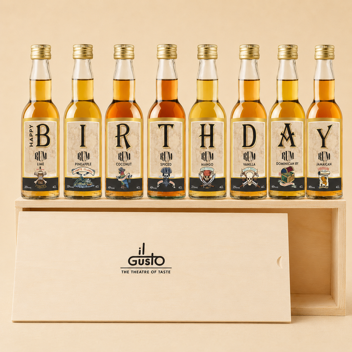 IL GUSTO Premium Rum Tasting Gift Set (8 x 40ml)
