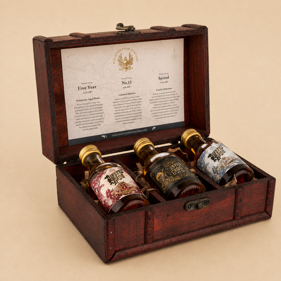 Pirate's Grog Rum Miniatures Gift Set (3 x 50ml)
