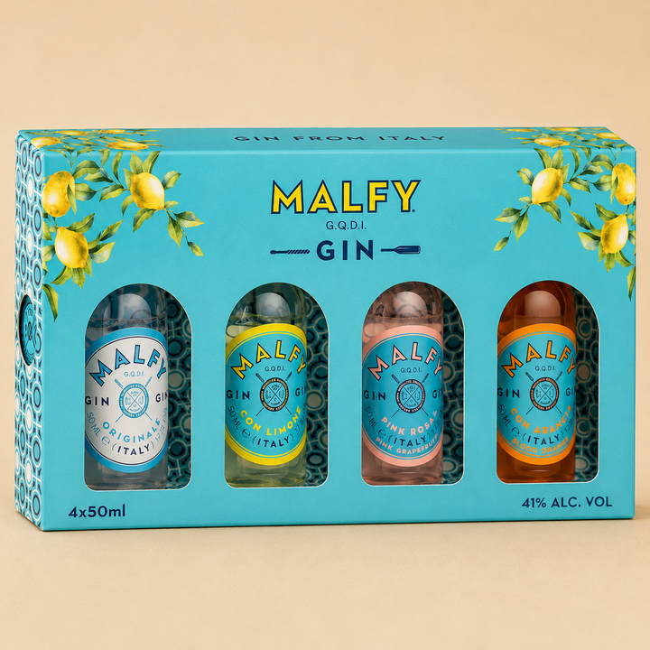 Malfy Italian Gin Miniatures Gift Set (4 x 5cl)