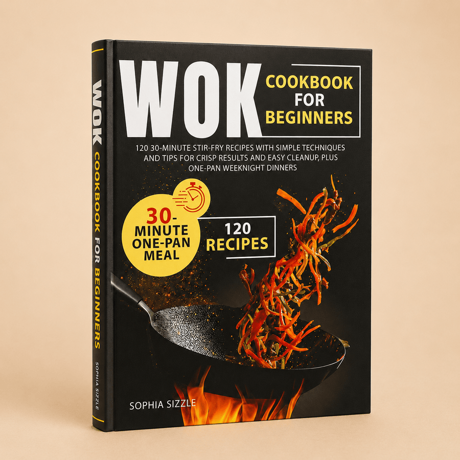 WOK Cookbook for Beginners by Sophia Sizzle