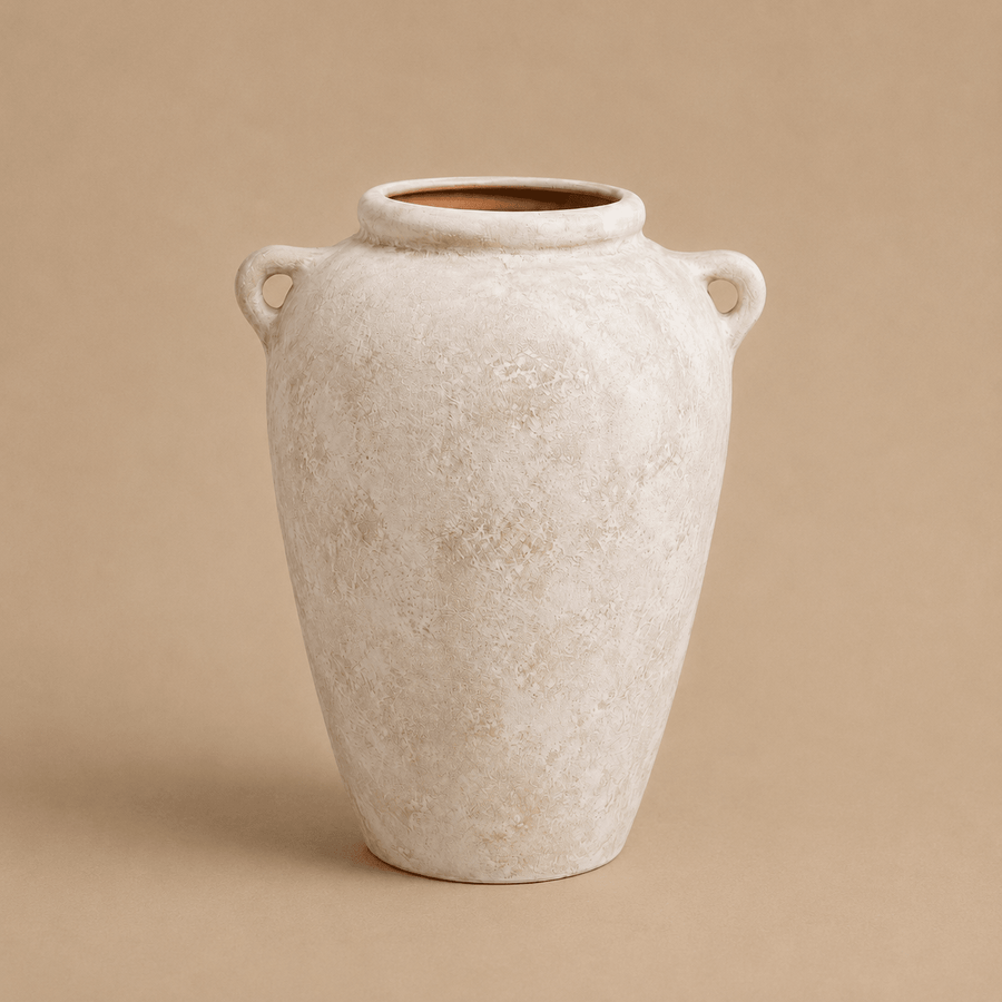 Natural Country Ceramic Lydford Medium Textured Flower Vase