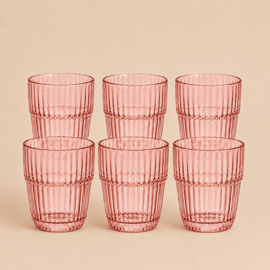 Luxury Glass Tumblers - Set of 6