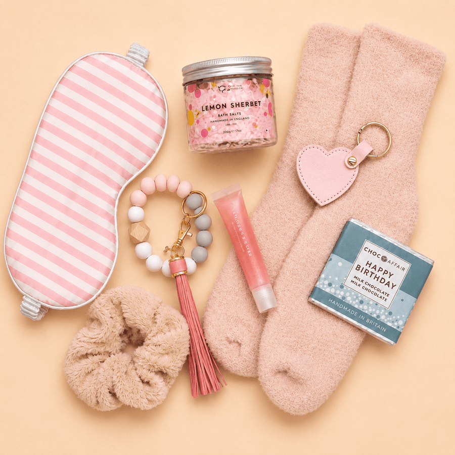 The Pink Satin Luxury Pamper Gift Set
