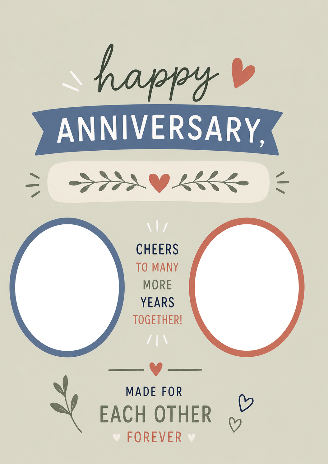 Cheers to Many More Years Together Photo Upload Anniversary Card