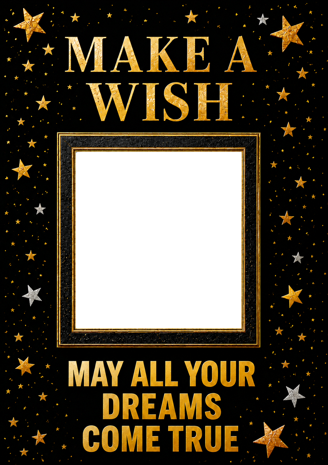 Make a Wish Photo Upload Birthday Card for Him