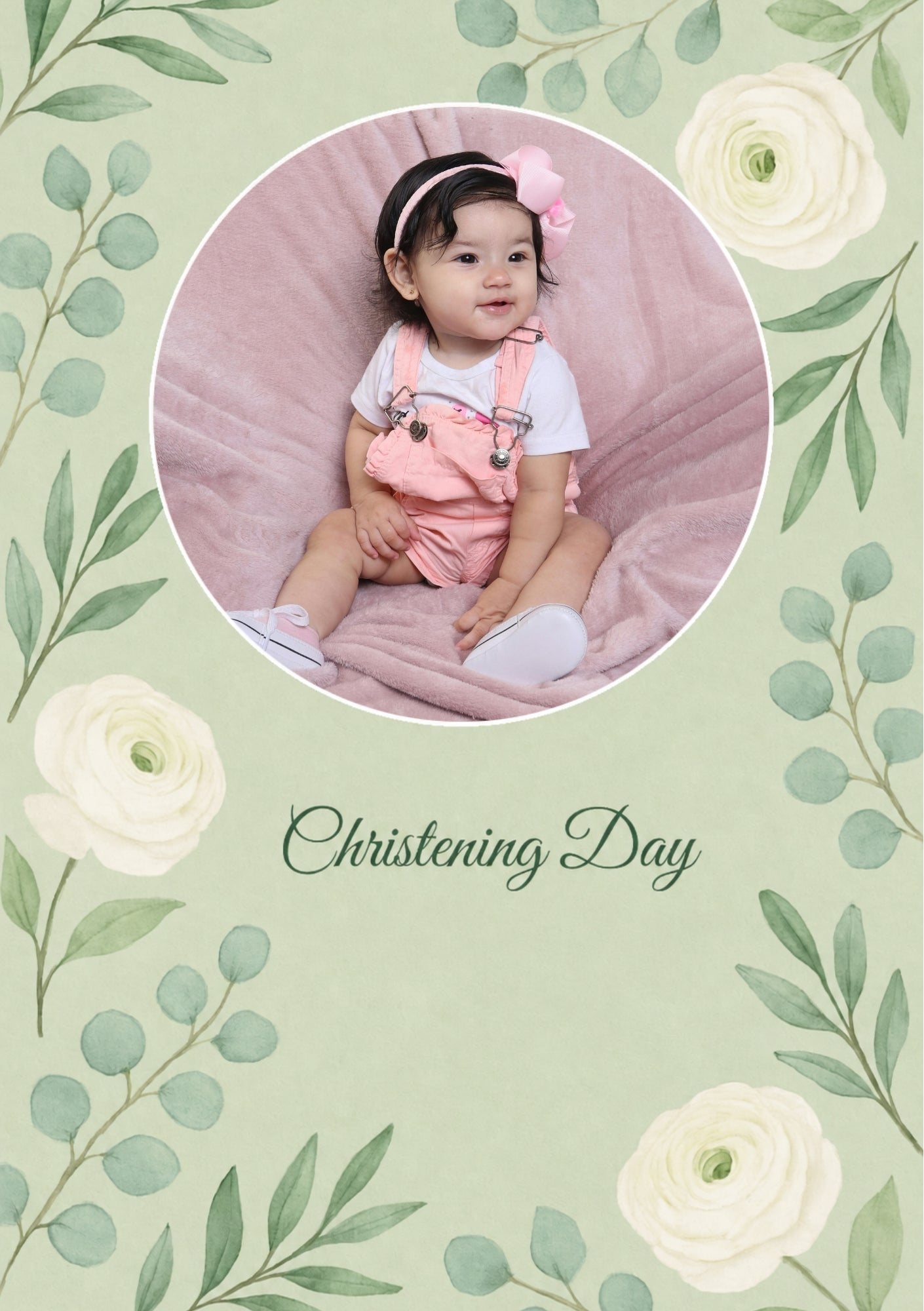 Christening - Personalised Card