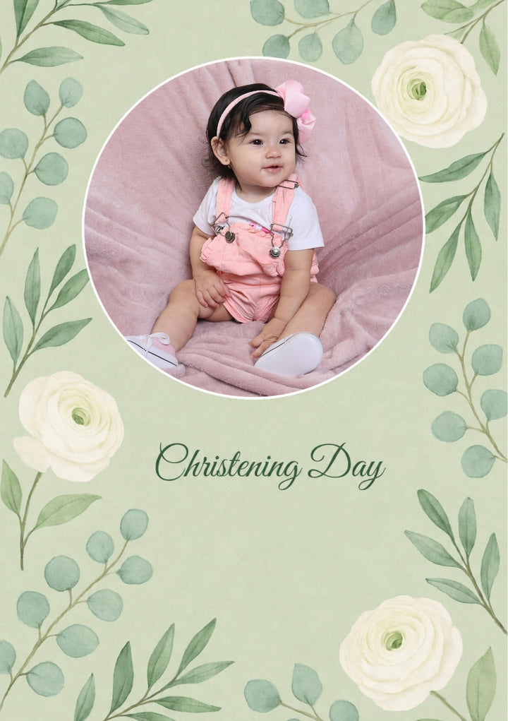 Christening - Personalised Card