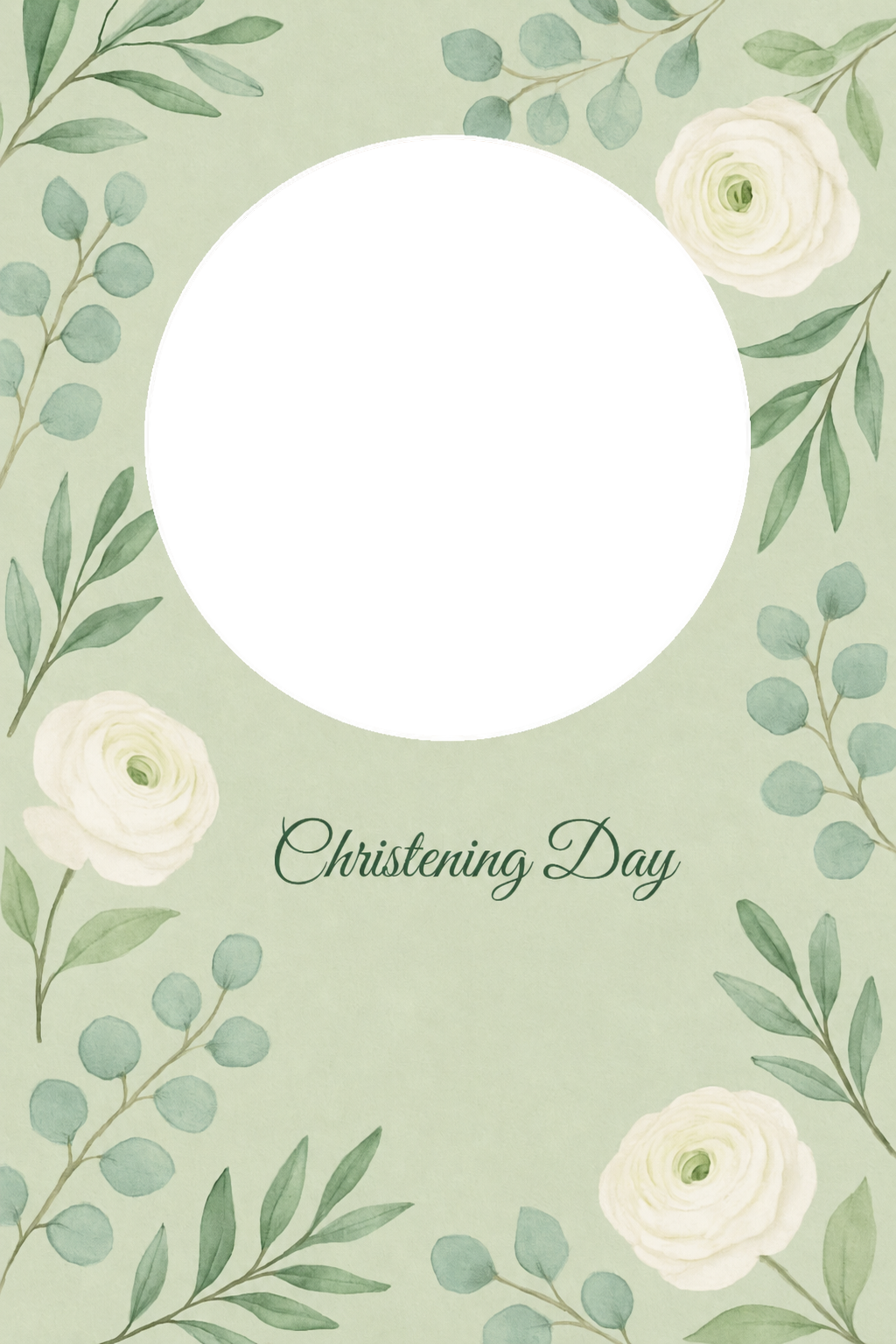 Christening - Personalised Card