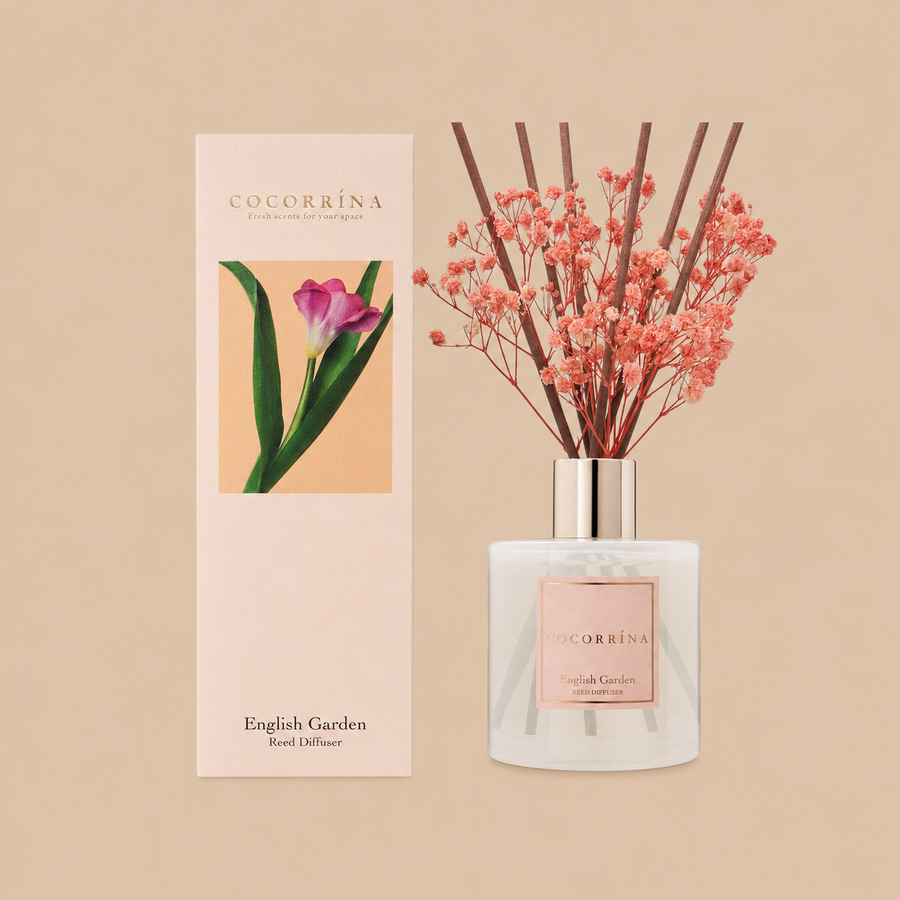 COCORRÍNA English Garden Reed Diffuser Set – 200ml