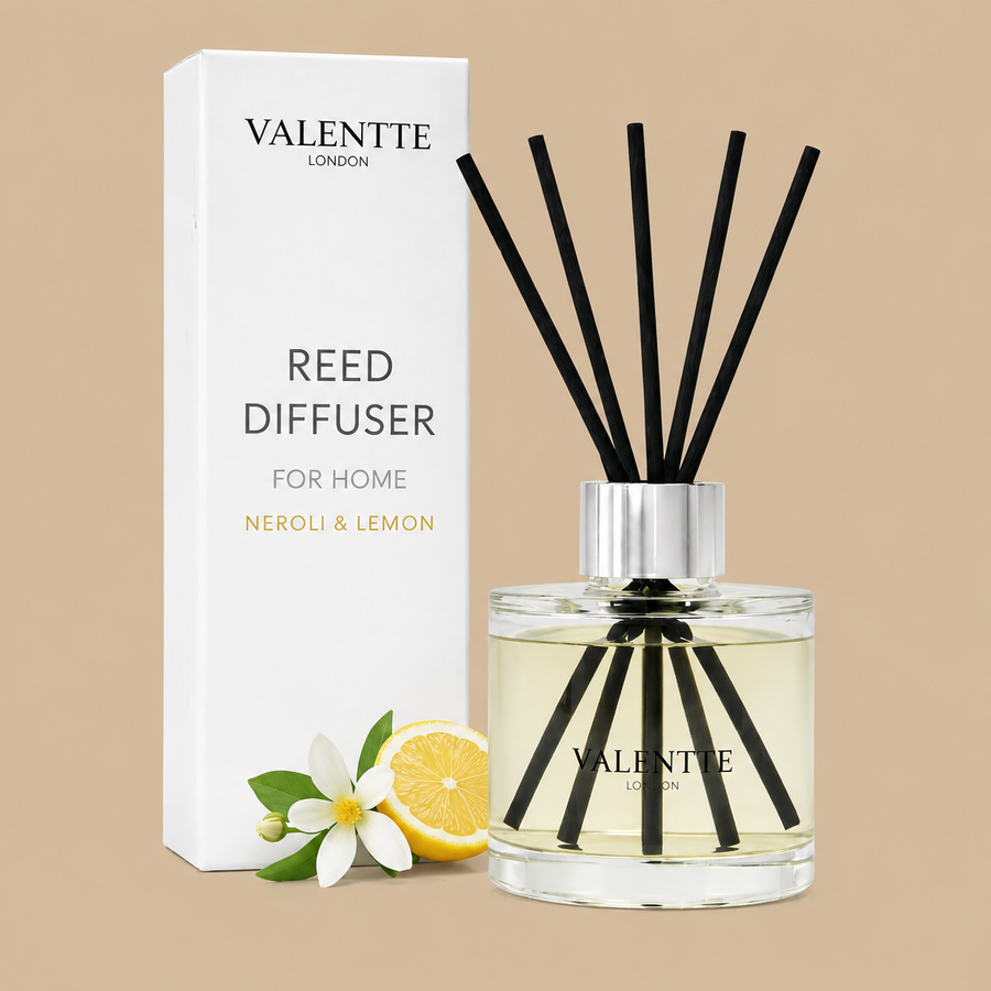 Valentte White Neroli & Lemon Reed Diffuser – 100ml