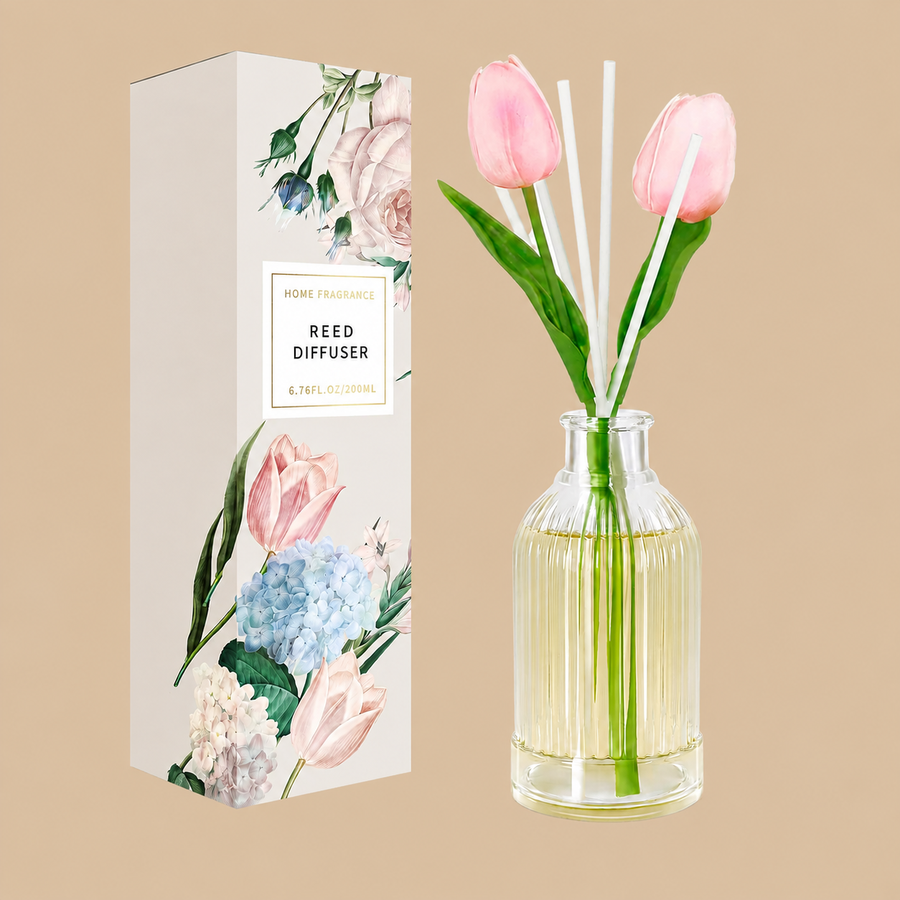 Tulips Reed Diffuser Gift Set – 200ml