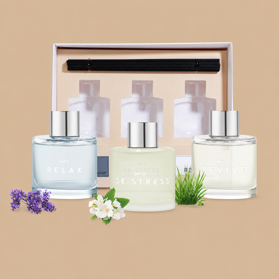 Lavender, Jasmine & Lemongrass Reed Diffuser Set of 3 – 3 x 50ml