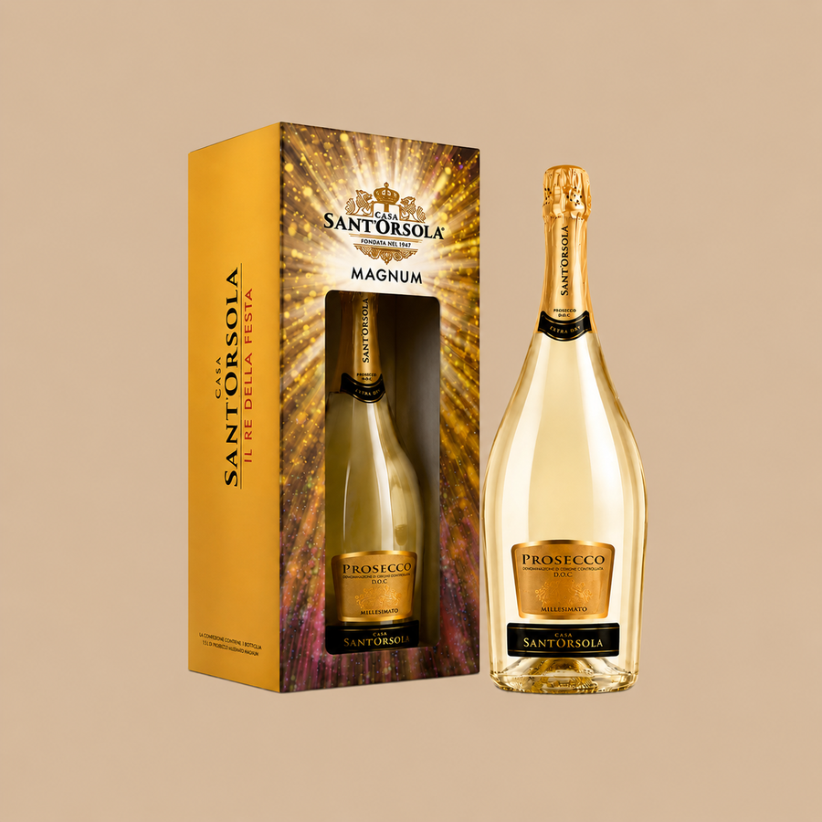 Casa Sant'Orsola Prosecco DOC Millesimato Magnum Gift Pack 1 x 1500ml