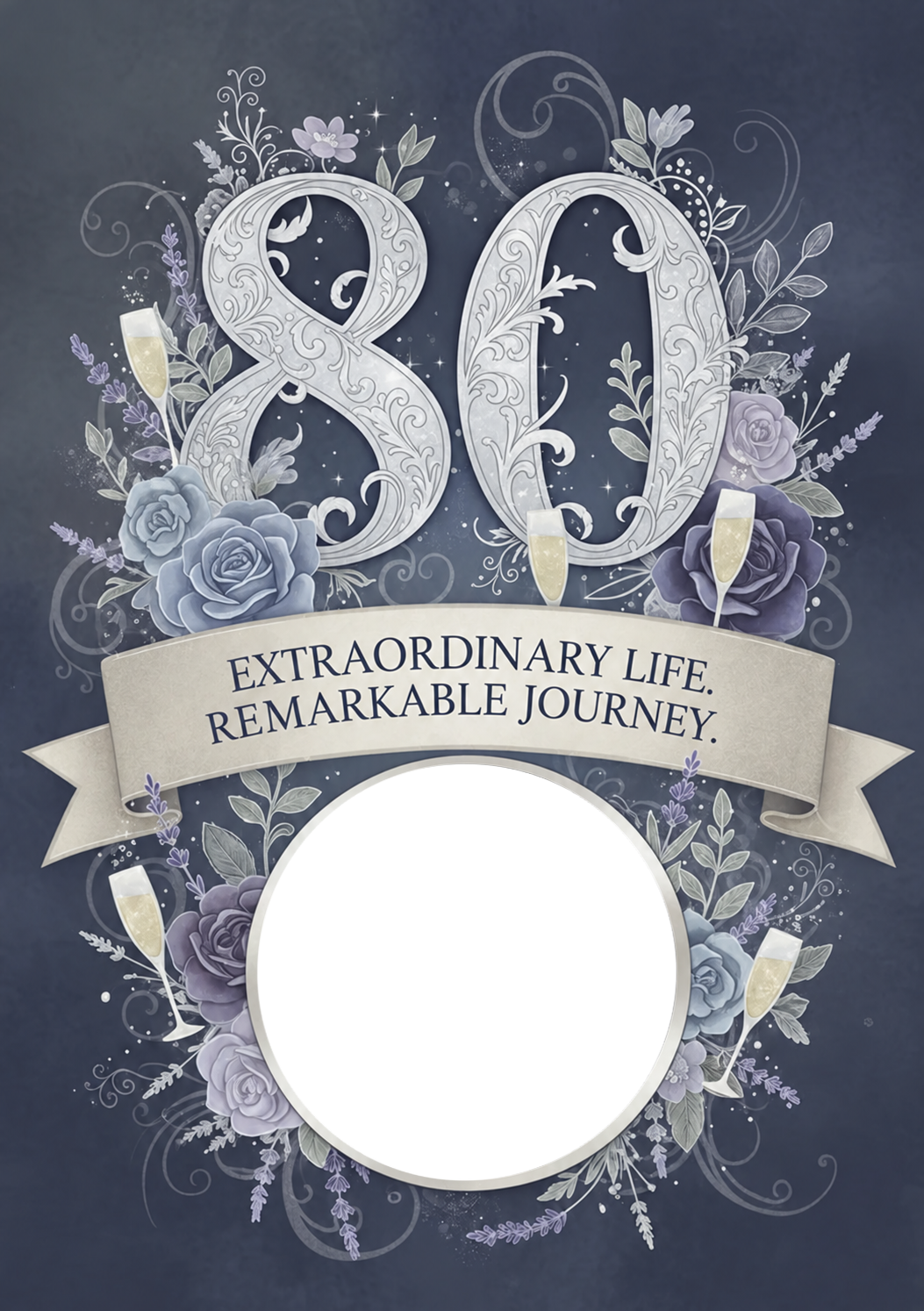 Extraordinary Life Photo Upload 80th Birthday Card for Him