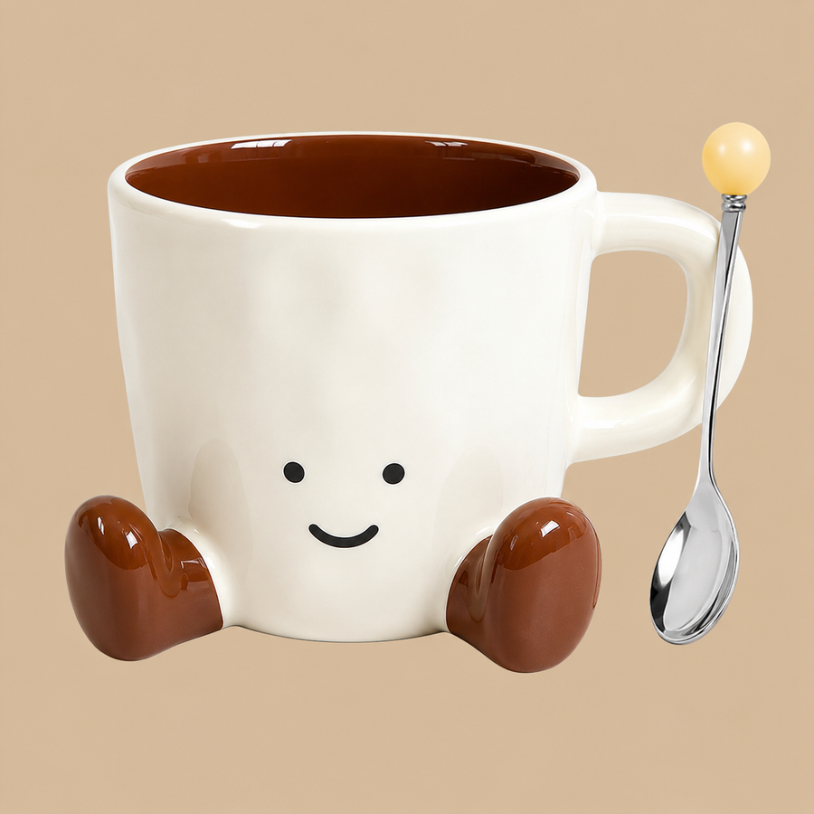 Cute Feet Novelty Ceramic Mug – 325ml