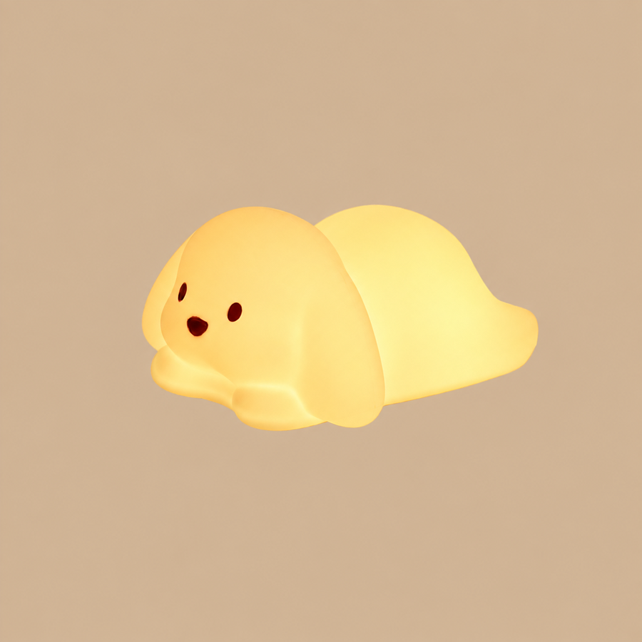 Tremdwoto Puppy 7-Colour Squishy Night Light