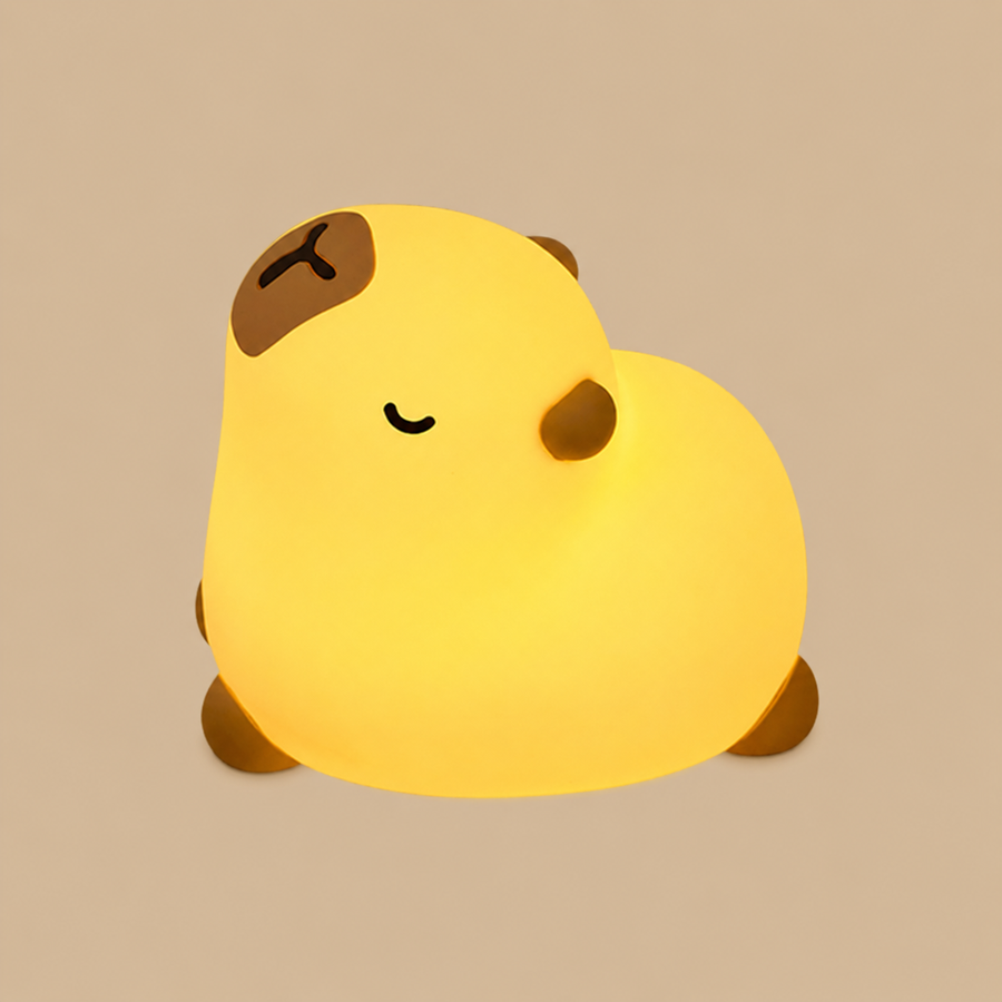 Capybara USB Rechargeable Squishy Night Light