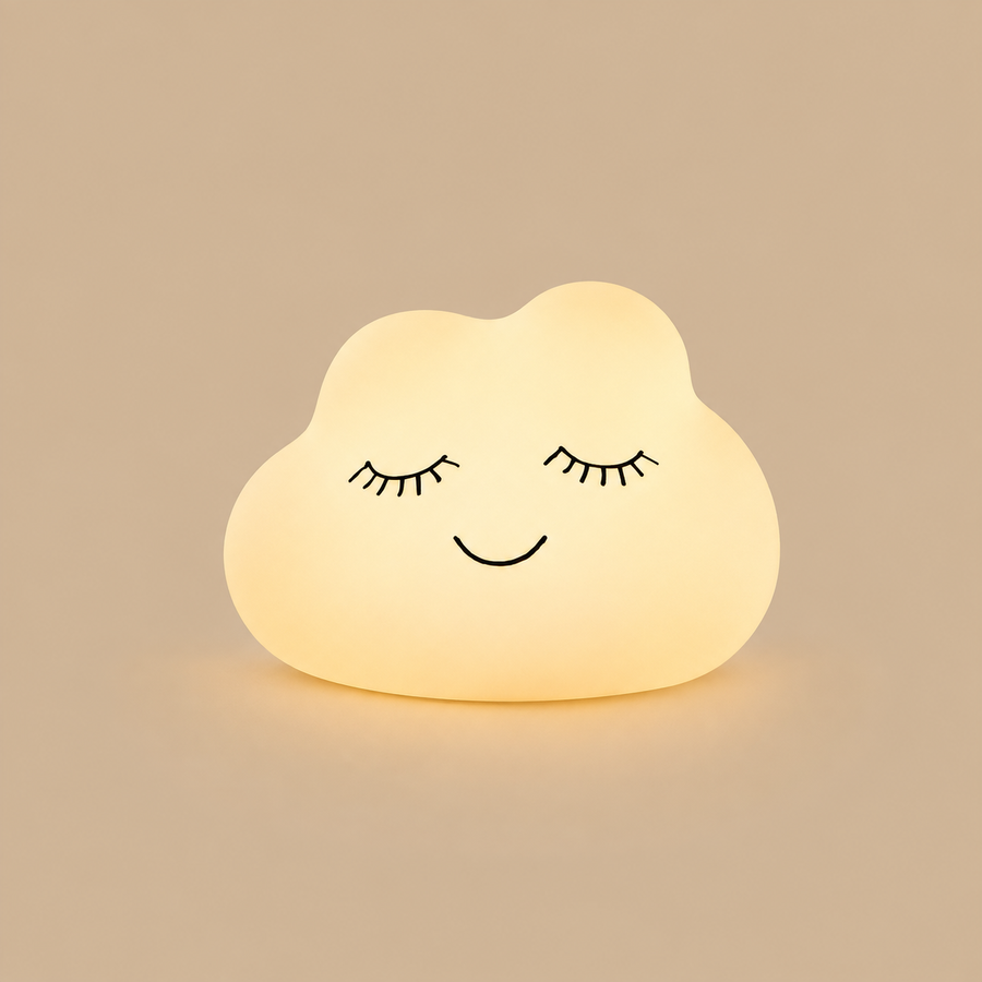 Soft Silicone Cloud Night Light – 7 Colours