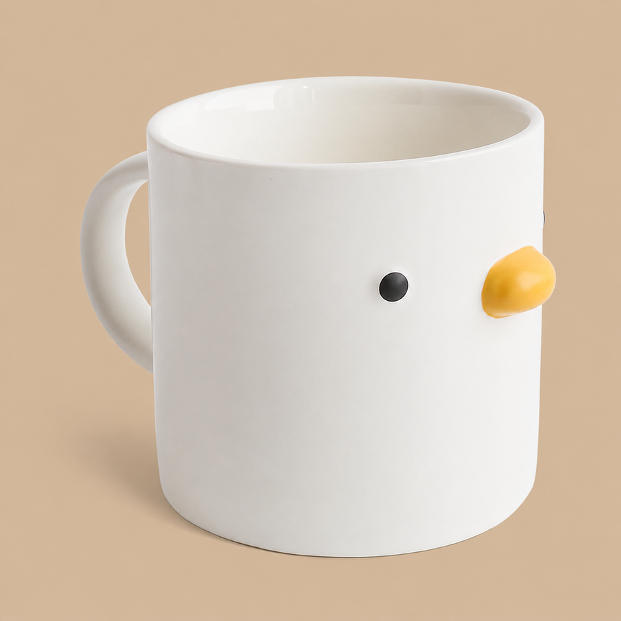 PURROOM Funny Chick Coffee Mug – 400ml