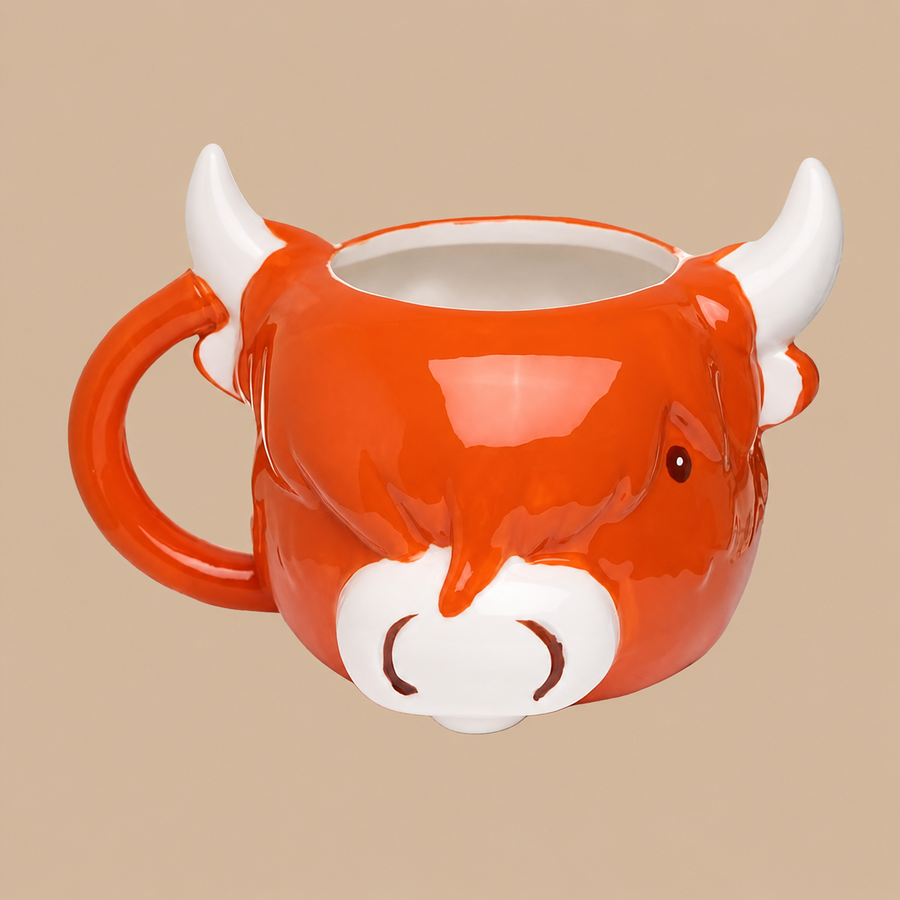Highland Cow 3D Novelty Mug – 500ml