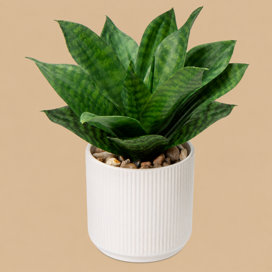 Artificial Agave Plant in Ceramic Pot  24cm - Type 4