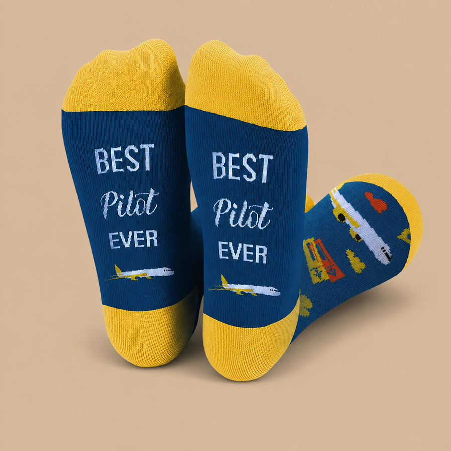 “BEST PILOT EVER” Crew Socks