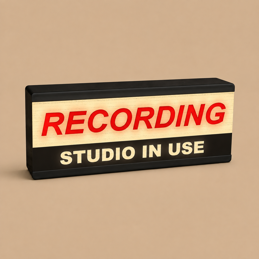 “RECORDING STUDIO IN USE” Light Up Sign