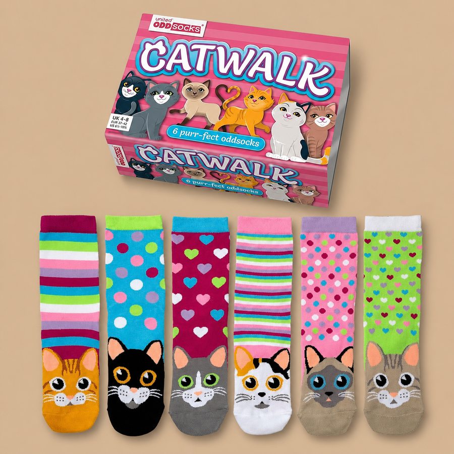6 Pairs Catwalk Gift Box for Women