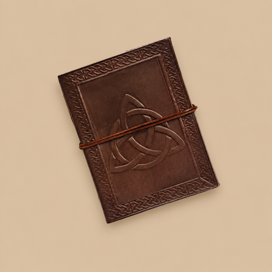 Paper High Celtic Knot Leather Journal