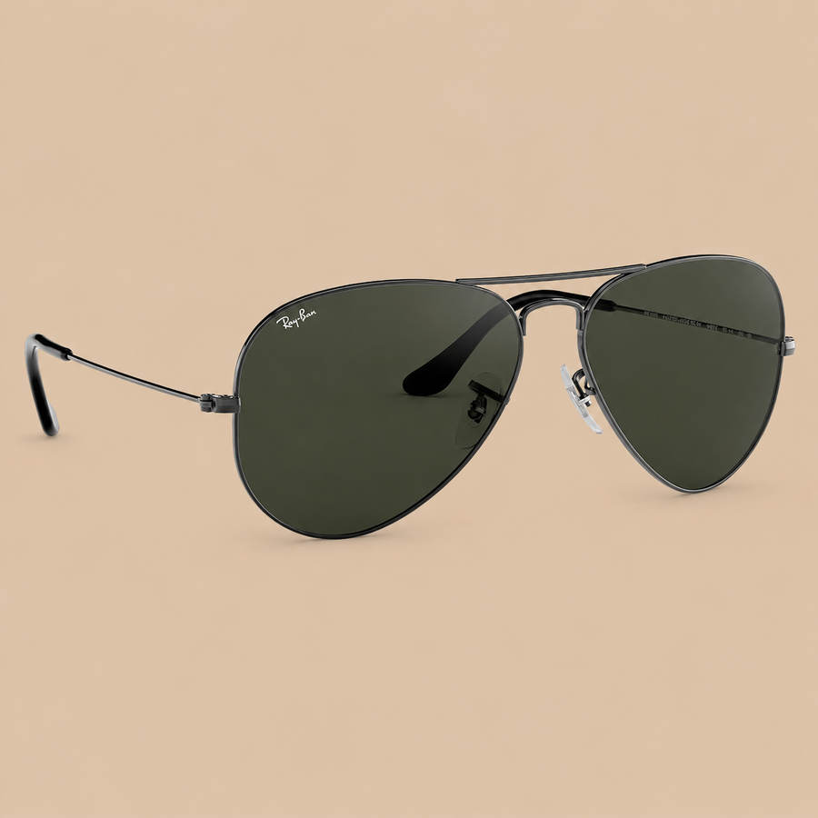Ray-Ban Aviator Large Metal Sunglasses 58mm - Green