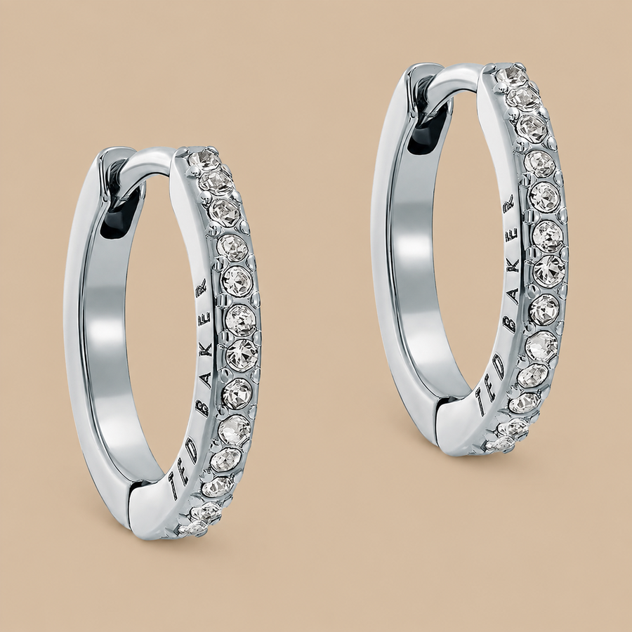 Ted Baker Heplie Crystal Hoop Earrings