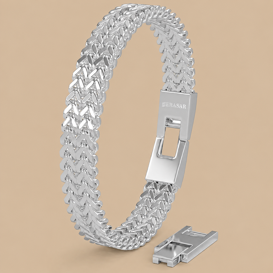 SERASAR Franco Stainless Steel Men’s Bracelet