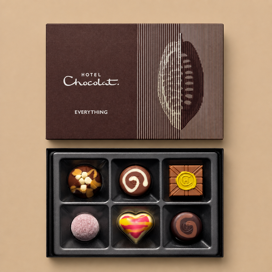 Hotel Chocolat Everything Chocolate Box 6-Piece