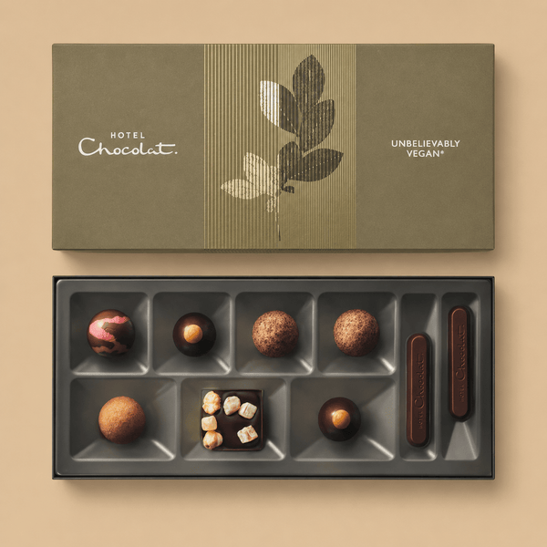 Hotel Chocolat Unbelievably Vegan* Chocolate Box 9-Piece