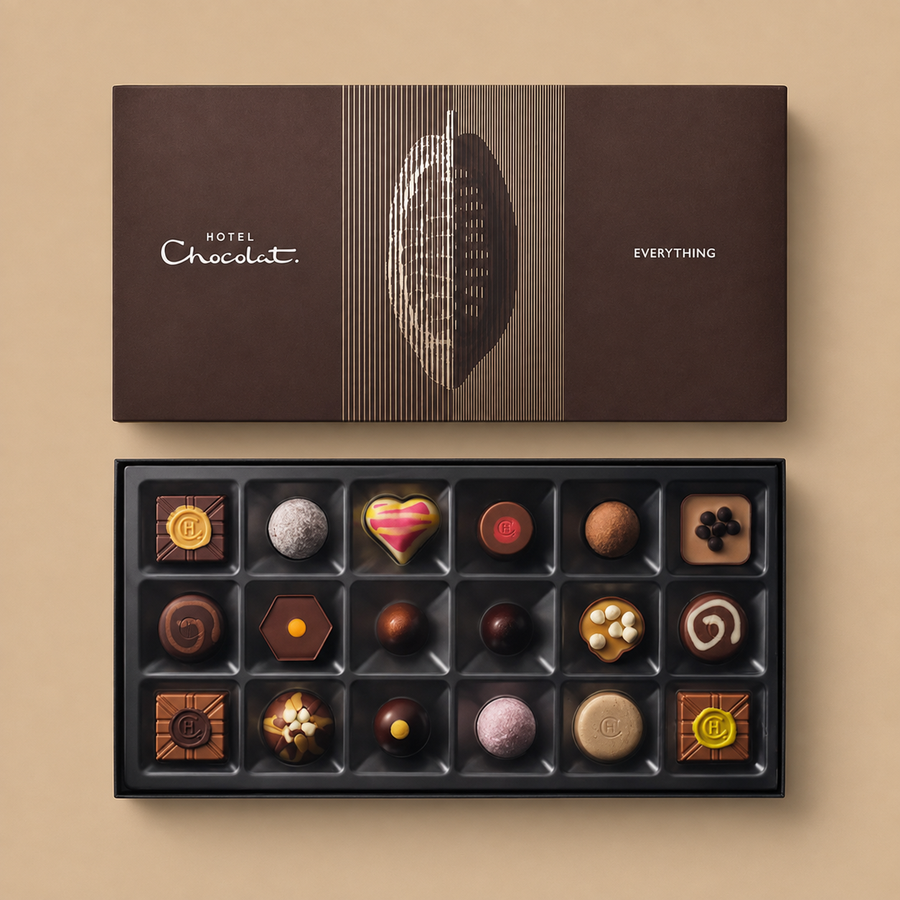Hotel Chocolat Everything Chocolate Box 18-Piece