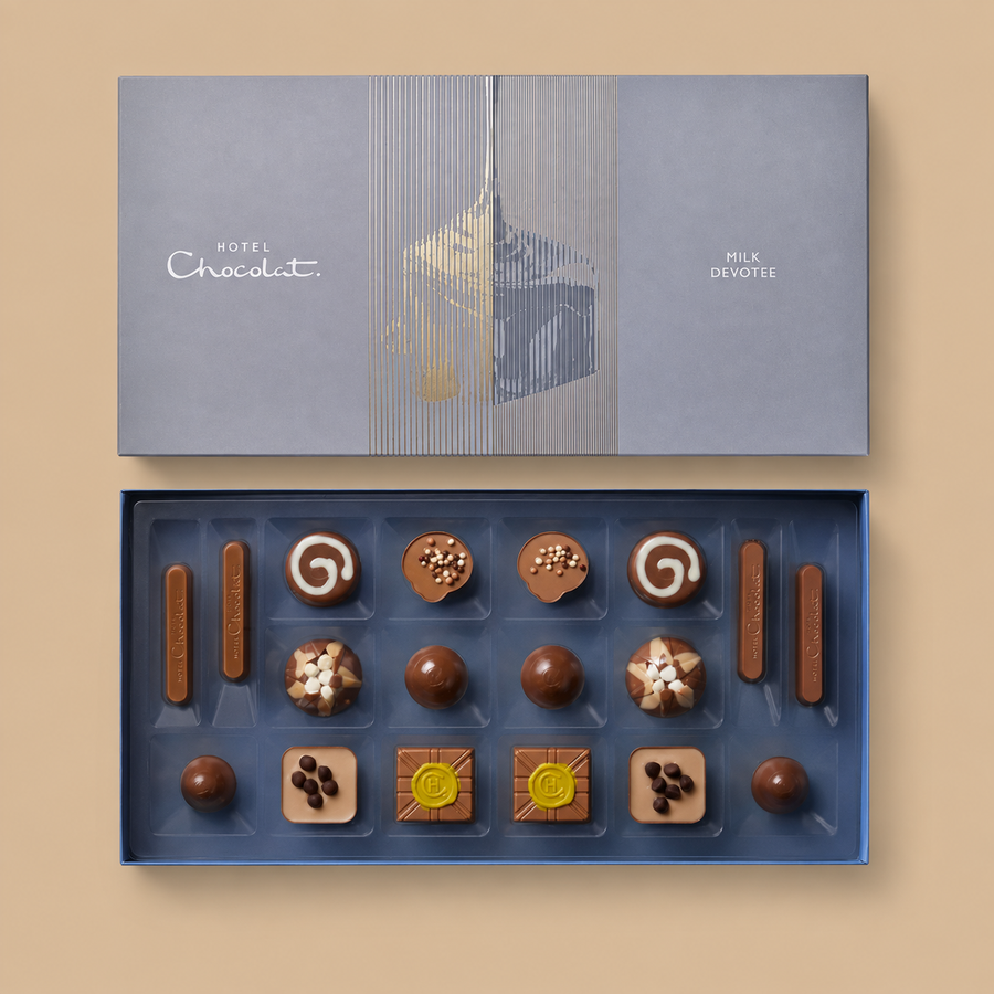 Hotel Chocolat Milk Devotee Chocolate Box 18-Piece