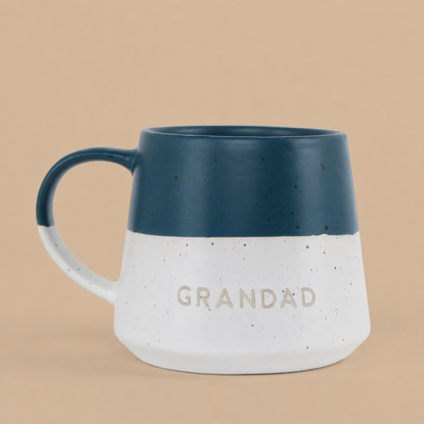 Personalised Two-Tone Ceramic Mug – Navy Blue