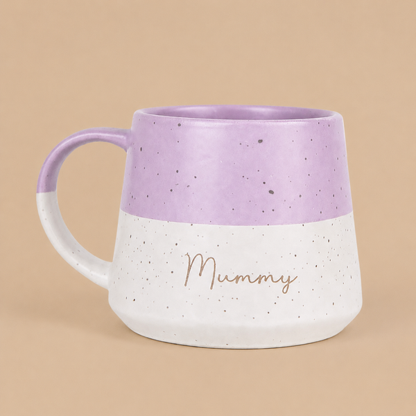 Personalised Two-Tone Ceramic Mug – Lavender