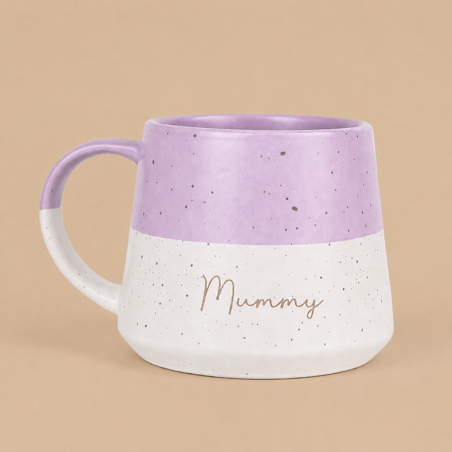 Personalised Two-Tone Ceramic Mug – Lavender