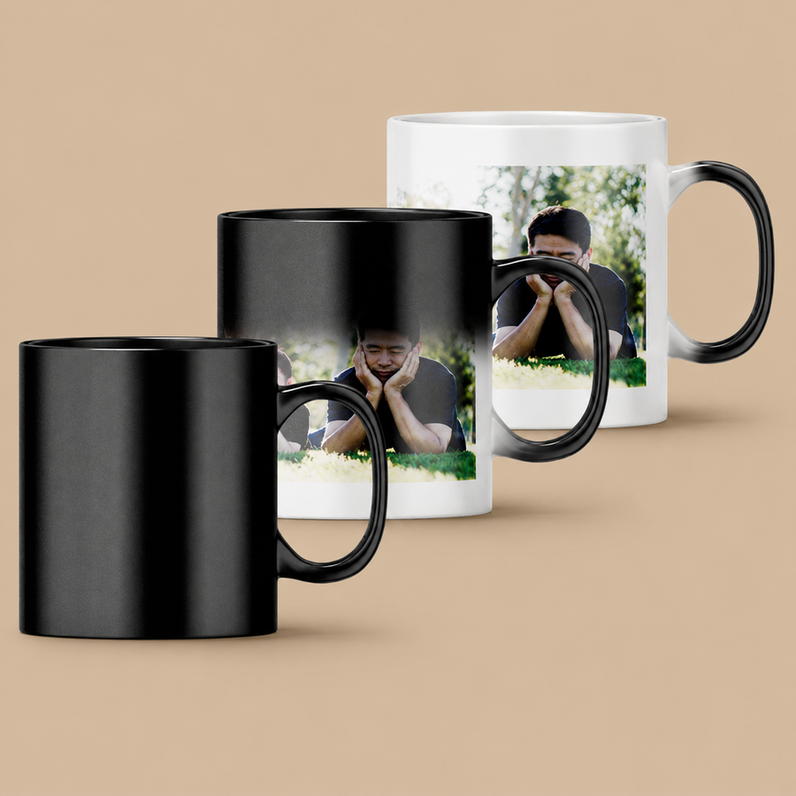 Personalised Heat-Change Photo Mug – 11oz