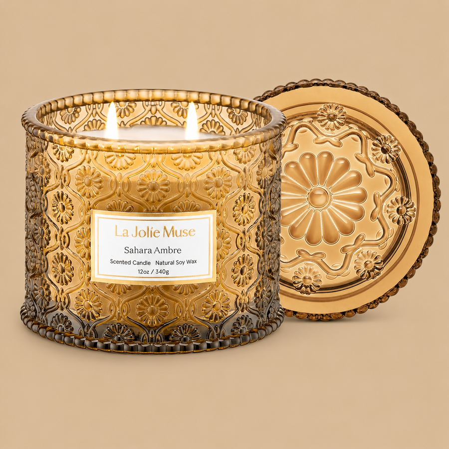 LA Jolie Muse Sahara Ambre Scented Candle