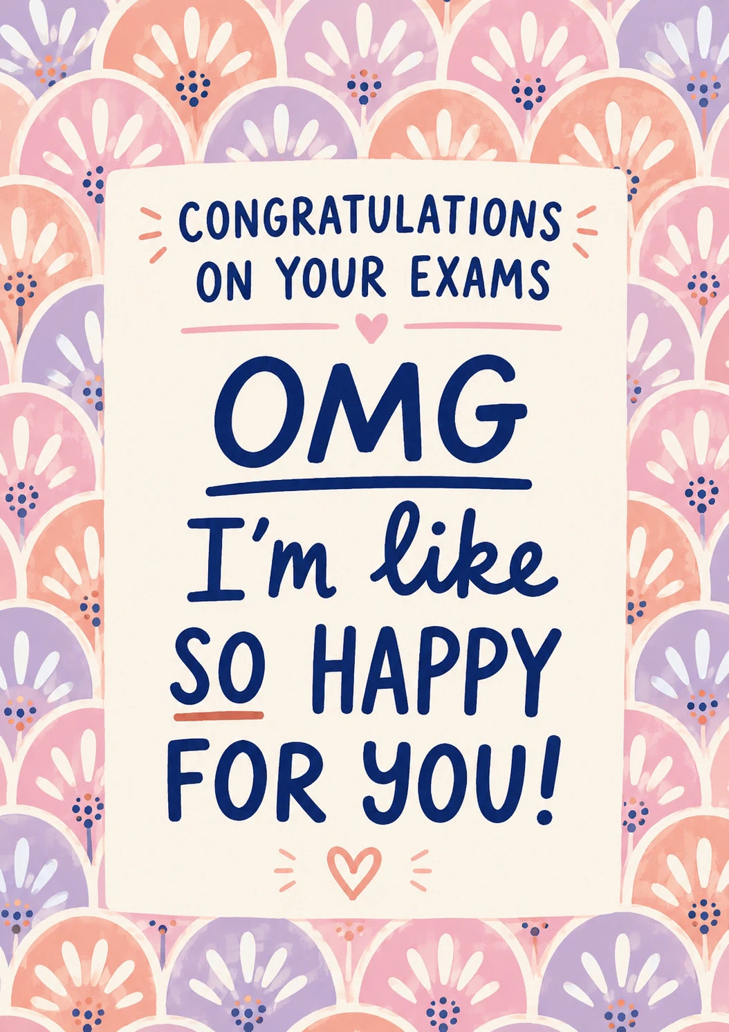 OMG I'm Like So Happy Congratulations Card for Her