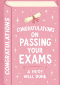 Load image into Gallery viewer, Pink Book Diploma Passing Your Exams Congratulations Card
