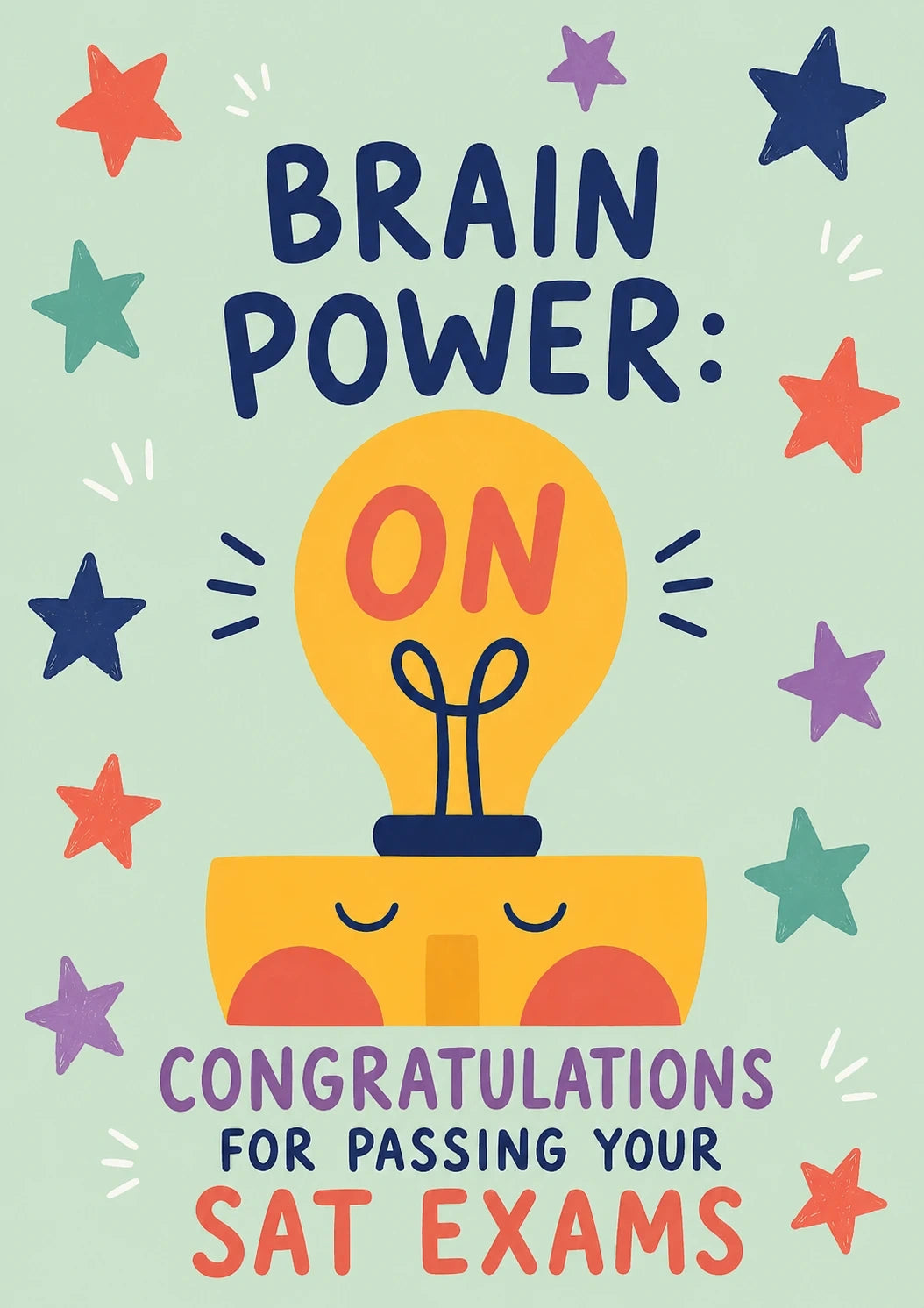 Congratulations - Personalised Card — with punch holes