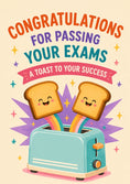 Load image into Gallery viewer, Congratulations - Personalised Card — with punch holes
