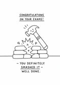 Load image into Gallery viewer, Congratulations - Personalised Card — with punch holes
